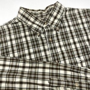 Timberland‎ Weathergear Mens Plaid Casual Button Up Long Sleeve Shirt Large